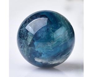 IDGTTLDF Crystal Ball and Stones,Colorful Fluorite Quartz Gemstone Sphere, Divination for Home Decoration Christmas Day Gifts,60mm