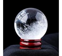 IDGTTLDF Crystal Ball Transparent Photography Props Glass for Feng Shui Creative Decoration for Home and Office Versatile,60mm