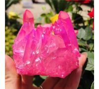 IDGTTLDF Crystal Cluster Electroplate Raw Crystals Quartz Health Point Home Decor Gem Obelisk Collection Gifts Ornaments (Size : 160-200g)