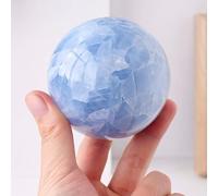 IDGTTLDF Crystal Lapis Lazuli Ball Ornaments Stone Polished Blue Feng Shui Seven Star Array Home,35~40mm