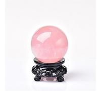 IDGTTLDF Crystal Rose Quartz Ball Stone Crystals Home Decoration Ornaments (Size : 35-40mm)