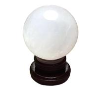 IDGTTLDF Crystal Sphere Rough White Ball Glass Office Lucky Feng Shui Dedication polishing Gift Ornaments Fortune, ball-5cm