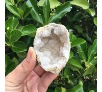 IDGTTLDF Decorative Ornaments Agate geode Crystal Hole Mark Small Stone Cluster