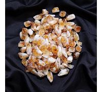 IDGTTLDF Dent de Citrine Naturelle 50G, Pointe Cristal Brut, Quartz Jaune, Bijoux, décoration for la Maison, Bricolage
