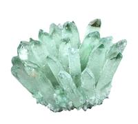 IDGTTLDF Green Crystal Quartz Cluster Healng Crystals Stone Rock Ornament Irregular Decorative for Home Decor