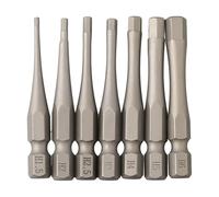IDGTTLDF Hexagonal Bit 100pc 1/4" Hex Shank Head Hexagon Wrench Screwdriver Bit Metric Magnetic Screwdriver Bits H1.5 H 2 H2.5 H3 H4 H5 H6 For Power Tool(H2.5) IDGTTLDF