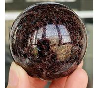 IDGTTLDF Iron Alumina Garnet Wine Red Crystal Ball Ornaments (Size : 250-300g)
