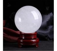 IDGTTLDF Large White Calcite Crystal Ball with Stand, Teller Mystical Quartz Sphere, Home Decoration Fengshui Balls Photography Props,5cm/1.96in