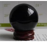 IDGTTLDF Obsidian Crystal Ball Stone Home Decoration Diviner Circle Ornaments (Color : Amarillo Claro, Size 4cm)