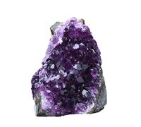 IDGTTLDF Purple Amethyst Quartz Crystal Cluster Geode Druzy for Feng Shui, Lucky Home Decor Spiritual Gifts,100~200g