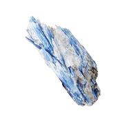 IDGTTLDF Quartz Cyanite Stripe Crystal Raw Stone Gemtsone Irregular Blue Kyanite Rough (Size : 350-400g)