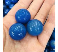 IDGTTLDF Stone Blue Agate Ball Crystal Home Decoration(4pc)