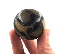 IDGTTLDF Stone Dragon Seven Planet Crystal Ball Home Ornaments(4cm Approx)
