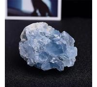 IDGTTLDF Stone Madagascar Lapis Lazuli Crystal Cluster Sky Blue geode (200-250g)