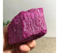 IDGTTLDF Stone Rough Red Corundum and Ruby Raw Gemstones(250-300g)
