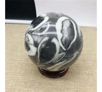 IDGTTLDF Stone Shell Jasper Thousand Eyes Crystal Polishing Ball Gift(5.5-6cm)