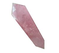 IDGTTLDF Vogel Style Rose Quartz Crystal 24 Sided Wand Superb Ornaments