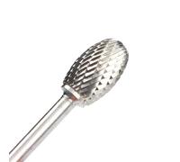 IDGTTLDF YG8 Alloy Rotary File 1Pcs EX Type Double Slot Tungsten Steel Wood Carving Grinding Head Hard Metal Milling for Copper(EX0610M06) IDGTTLDF