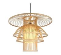 IDHBGJD Abat-Jour Japonais, Lustre de personnalité Pastorale Chinoise, Lampe Suspendue en Forme de Champignon, Maison de thé, Foyer de séjour