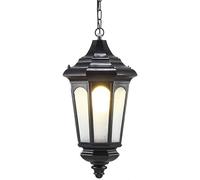 IDHBGJD Lampe Suspendue en Verre et Aluminium de Style Victoria, luminaire décoratif d'intérieur, idéal pour Une Cour extérieure ou Un Foyer