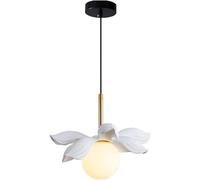 IDHBGJD Lampe Suspendue en Verre et résine, luminaire décoratif d'intérieur, luminaire décoratif de Plafond, idéal pour Un Chevet, Un Restaurant, Un Bar ou Un Foyer
