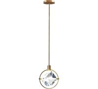 IDHBGJD Luminaire Suspendu Lustre en Verre Post-Moderne Simple Lumière Luxe - Diamant Restaurant Petit Luminaire Suspendu - Style Chambre Foyer