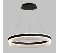 IDHBGJD Lustre Moderne à 1 Anneau, plafonnier Suspendu à intensité Variable, 55cm/19.7, 50 pièces, 2W, lumières LED pour Foyer