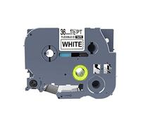Idik 1pk Noir sur blanc Flexible ID câble et fil étiquette ruban Compatible pour BROTHER P-Touch Tze-fx261 TZ Fx261 TZe Fx261 (36 mm X 8 m)