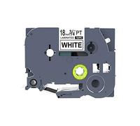 IDIK Brother TZ241 P-Touch Ruban adhésif noir sur blanc 18 mm 8 m
