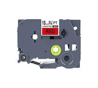 IDIK Brother TZ441 P-Touch Ruban adhésif TZ-441 Noir/rouge 18 mm x 8 m
