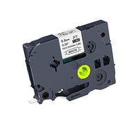 IDIK Compatible avec les imprimantes Brother P-Touch HSe-221 HS2-221 (noir sur blanc, 11,7 mm x 1,5 m)