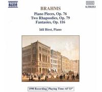 Brahms, J. – Pièces pour piano / Rhapsodie (2) / Fantaisie – CD – NAXOS
