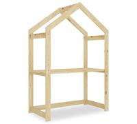 IDIMEX Bureau cabane Enfant réglable LIA Montessori en Bois Massif Coloris Naturel, Plateau évolutif en Hauteur Qui s'adapte à la Croissance, Meuble Chambre Enfant Fille garçon Maternelle Primaire