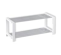 IDIMEX Etagère à Chaussures Arina 2 tablettes Blanc