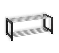 IDIMEX Etagère à Chaussures Arina 2 tablettes Noir