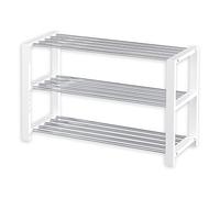 IDIMEX Etagère à Chaussures Arina 3 tablettes Blanc