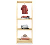 IDIMEX Étagère pour enfant Sally, maison en forme, 3 étagères, crochets pratiques, chambre d'enfant