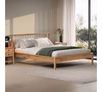 IDIMEX Freijó Apoana Lit double en bois renforcé moderne 140 x 190 cm