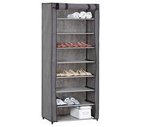 IDIMEX Meuble à Chaussures en Tissu Tamara 8 tablettes