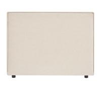 IDIMEX Tête de lit Anisa 90 rembourrée, en Tissu Polyester pour lit 90 cm, sur Pieds en Plastique, Écru