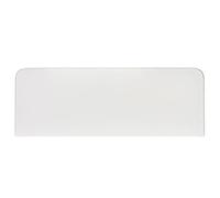 IDIMEX Tête de lit Celest 160, Rembourrée, Fixation Murale, Design Arrondi Moderne, pour lit 160 cm ou Moins, Blanc