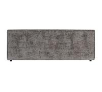 IDIMEX Tête de lit ELOWA 160 rembourrée, en Tissu Polyester pour lit 160 cm, sur Pieds en Plastique, Gris