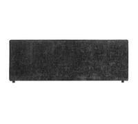 IDIMEX Tête de lit ELOWA 160 rembourrée, en Tissu Polyester pour lit 160 cm, sur Pieds en Plastique, Noir