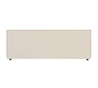 IDIMEX Tête de lit KLAO 160 rembourrée, en Tissu Polyester pour lit 160 cm, sur Pieds en Plastique, Écru