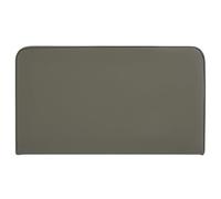 IDIMEX Tête de lit NAOFE 120, Rembourrée, Fixation Murale, Design Arrondi Moderne, pour lit 120 cm ou Moins, Gris