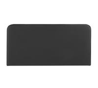 IDIMEX Tête de lit Riven 140, Rembourrée, Fixation Murale, Design Arrondi Moderne, pour lit 140 cm ou Moins, Noir