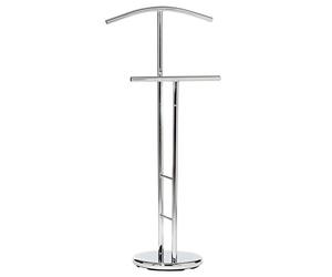 IDIMEX Valet de Chambre Valet de Nuit Porte vêtement LAURENZ chromé