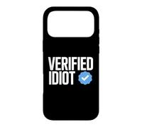 Idiot Funny Social Media Checkmark Sarcastique Coque pour iPhone 17 Pro Max