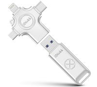 iDiskk Clé USB 128 Go de Sauvegarde Automatique pour transférer et Sauvegarder des Photos, des vidéos, des Photos pour iPhone, iPad, Android, Mac et PC