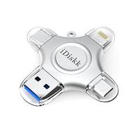 iDiskk Clé USB 256 Go certifiée par Apple pour iPhone C iPad Pro Android Samsung Flash Drive pour iPhone 12/12 pro/12 mini/11/Pro/SE/6/7/8/XR/X/XS MAX,iPad Pro Stockage externe pour PC, MacBook
